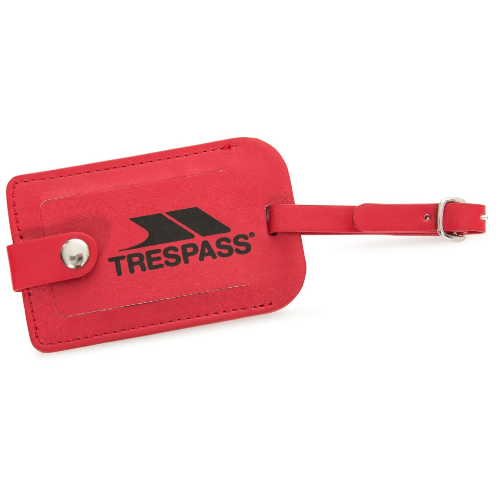 Trespass Flugtag - Faux-Leather Luggage Tag