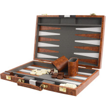 Vovotuzzi 15"""" Backgammon jtk Barna Backgammon kszletek felnotteknek Bor utazsi backgammon szettek 2 jtkos backgammon trsasjtk csaldi jsza