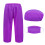 ZZIHAN Costume da Dottore per Bambini Set Scrubs Viola con Accessori 3