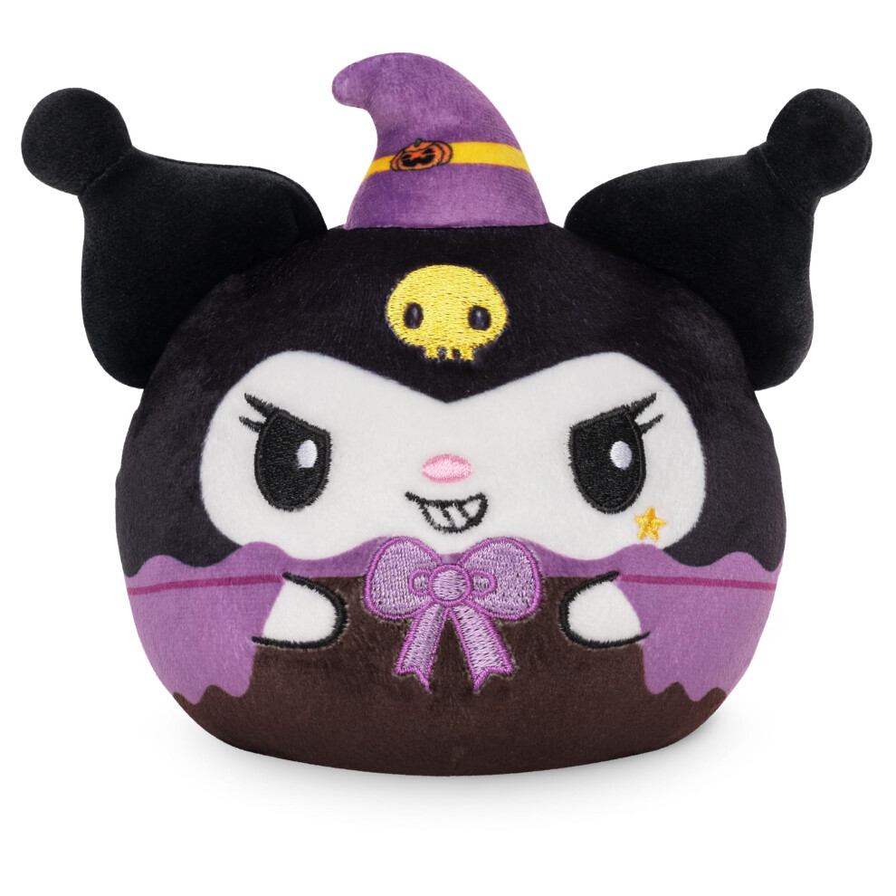 Peluche R Versible Teeturtle Kuromi Halloween Costume 10 Cm - Peluche Sanrio Sous Licence Officielle - Adorables Peluches Kawaii-image