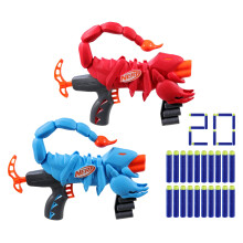 A Nerf Wild Venompack 2 Easy Play Nerf Blasters Scorpion Designs darabot tartalmaz, 20 Nerf Elite darts kgyjtkot 6 ven fellieknek (Amazon exklu