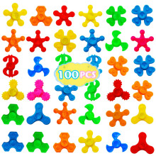 100 Pack Mini Fidget Spinner Toys,Stress Relief Sensory Toys,Birthday Party Favors Gifts for Kids Teens Adults,Christmas Stocking Goodie Bag Stuffers,