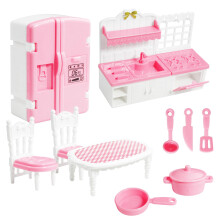 10-osainen minikeitti setti Nukkekodin keitti Miniatyyrikeitti setti Nukkekeitti lapsille Nukkekodin huonekalut ja asusteet Mini-nukkekodin huo