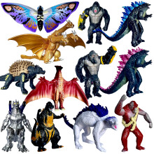 TwCare Set of 12 Godzilla x Kong: The New Empire Dinosaur Dragon Toys Action Figures Evolved Basic Exquisite Battle Roar B.E.A.S.T. Glove Shimo Fro