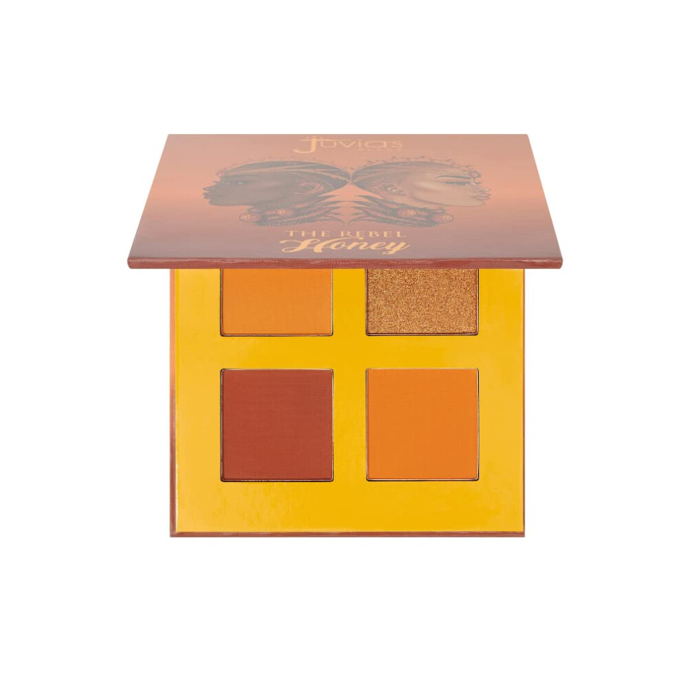 Juvia's Place Rebel Quad Honey Eyeshadow Palette - Shades of 4  Professional Eye Makeup  Pigmented Eyeshadow Palette  Makeup Palette for Eye Color & S-image-OPC-PFNPFZY-NEW