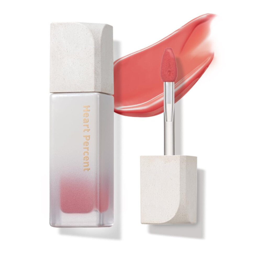 Heart Percent Dote On Mood Pure Glow Tint Watery & Lightweight Moisturizing Lip Stain Long Lasting Liquid Lipstick 6.8G #07. Fig Rose