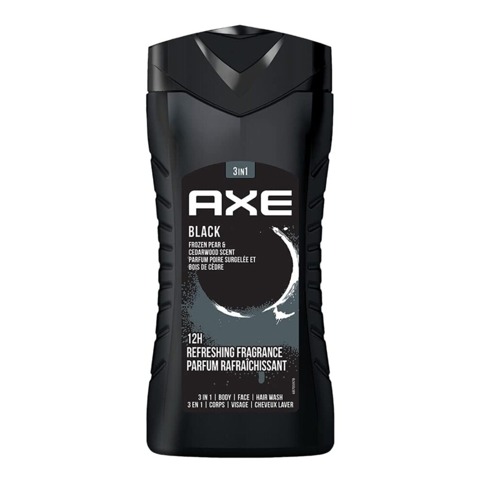 Sekera Black Axe - Frozen Pear & Cedarwood Scent 3 In 1 Body Wash| Face Wash| Hair Wash
