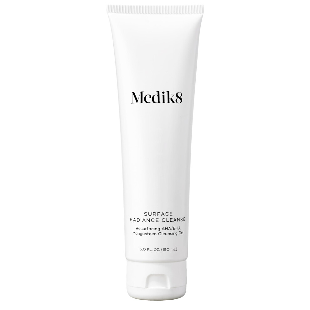 Medik8 Surface Radiance Cleanse - AHA and BHA Daily Cleanser - Exfoliating  Gentle Foaming Gel for a Bright  Healthy Complexion - Hydrating  Skin Repa