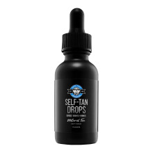 Game Face Grooming Self Tanner - Self Tanning Drops For Men | Color Correcting Self Tan Drops for Gradual & Natural Glow For Face & Body | Water Based