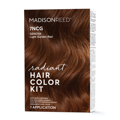 Madison Reed Radiant Hair Color Kit Light Golden Red for 100% Gray ...