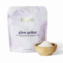 Tease Tea Zluszczajacy peeling do ciala - Glow Getter Organiczny peeling do ciala na bazie organicznej trzciny cukrowej Earl Grey Tea Organiczny olej