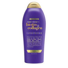 OGX Biotin & Collagen Extra Strength Volymiserande Balsam för Tjockare, Fylligare Hår, 25.4 fl oz