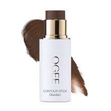 Ogee Sculpted Face Stick (OBSIDIAN - MATTE DEEP BRONZE) Certified Organic Bronzer Stick & Contour Makeup - Multi-Use Bronzer Stick for Face