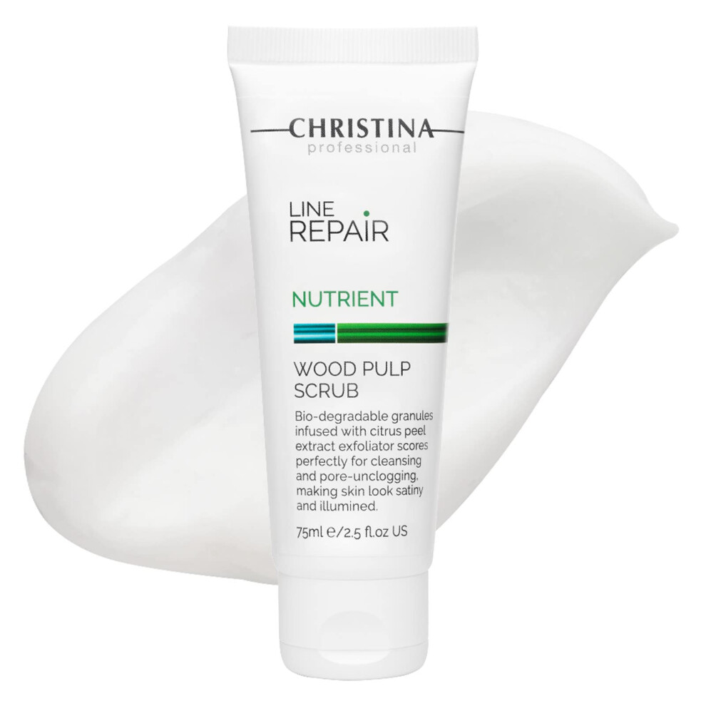 Christina Line Repair Nutrient Wood Pulp Face Exfoliator | Skin Smoothing Exfoliate For Face | Gentle Cleansing Rejuvenation With Antioxidant Effect