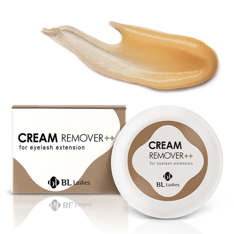 Bl Lashes Eyelash Extension Remover Dissolves Powerful Lash Extensions Within 2-3 Min Fast Lash Extension Glue Remover Low Irritation Cream Remover 8809566012234