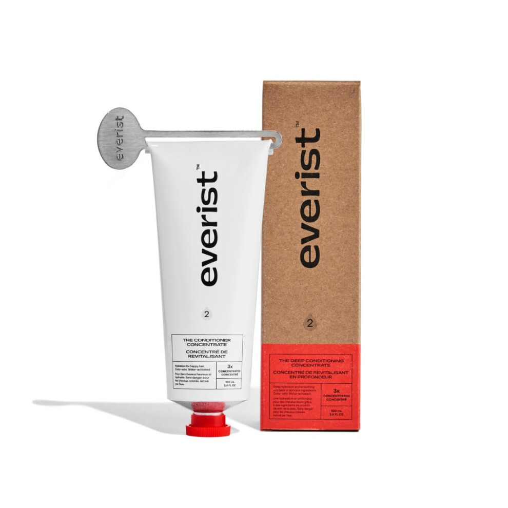 Everist The Deep Conditioning Concentrate Hydrating For Dry Damaged Or Color-Treated Hair Plant-Based Vegan 3.4 Fl Oz 50+ Washes