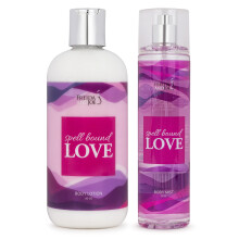 Prezent do domowego spa 10 uncji gleboko nawilzajacy balsam do ciala o zapachu i 8 oz. Zestaw mgielek do ciala o delikatnym zapachu Luksusowy zestaw