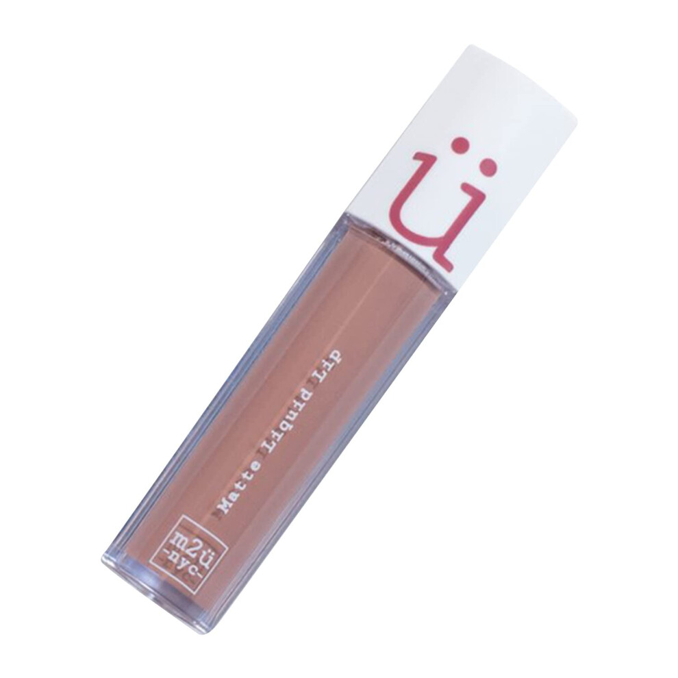 M2u Nyc Matte Liquid Lipstick, Long Lasting High Impact Color, Matte Liquid Lips, Lipstick For Women, Matte Ink Lipstick, Lip Stick (Nude Brown -Bare)