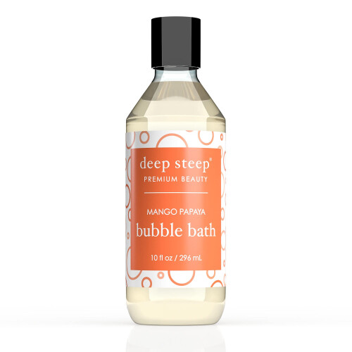 Deep Steep Bubble Bath, 10 oz (Mango Papaya)