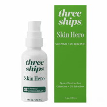Three Ships Skin Hero Bio Retinol Serum with Calendula + 2% Bakuchiol- Reduces Appearance of Fine Lines and Breakouts Supports Skin Firmness (1 floz)