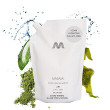 MASAMI Mekabu Hydrating Conditioner 32 oz Refill Pouch | Sustainable | Recyclable | Salon Quality | Color Safe | Japanese Seaweed | Sulfate Free | Pa
