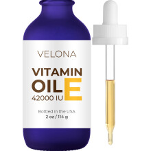 Vitamin E Oil - 2 oz | 42 000 IU | 100% Pure & Natural | for Face  Hair  Body  Skin Care  Stretch Marks  Nails  Cuticles  Scars | Food & Cosmetic Grad