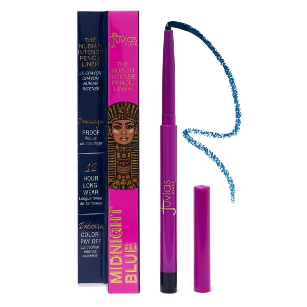 Crayon Liner Nubian De Juvia's Place - Bleu Nuit, Crayon De Maquillage Compact Longue Tenue Et Non Collant-image