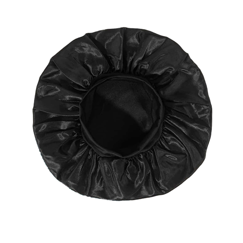 Hair Care Head Cover Elastic Hat Black 1