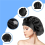 Hair Care Head Cover Elastic Hat Black 3