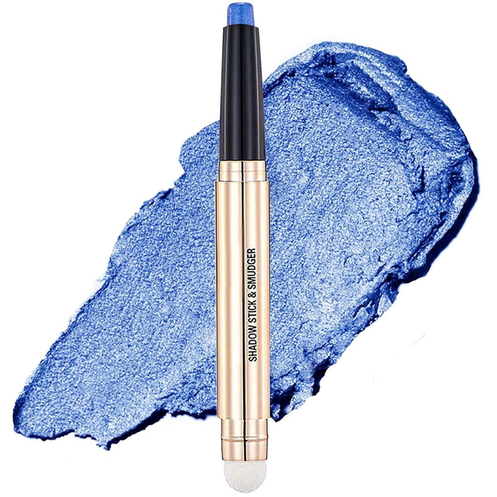 Mã¥ Foltren May Foltren Blue Eyeshadow Stick Cream Smooth Glitter Shimmer Single Eyeshadow Pencil Hypoallergenic Waterproof Long Lasting Halloween Eye Shadow Hi