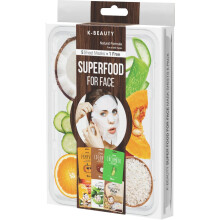 Saplaya K-Beauty Facial Skincare Natural Beauty Multi-Pack Face Sheet Masks Balanced Skin Care Made In South Korea (Superfood (Pumpkin Coconut Cucu