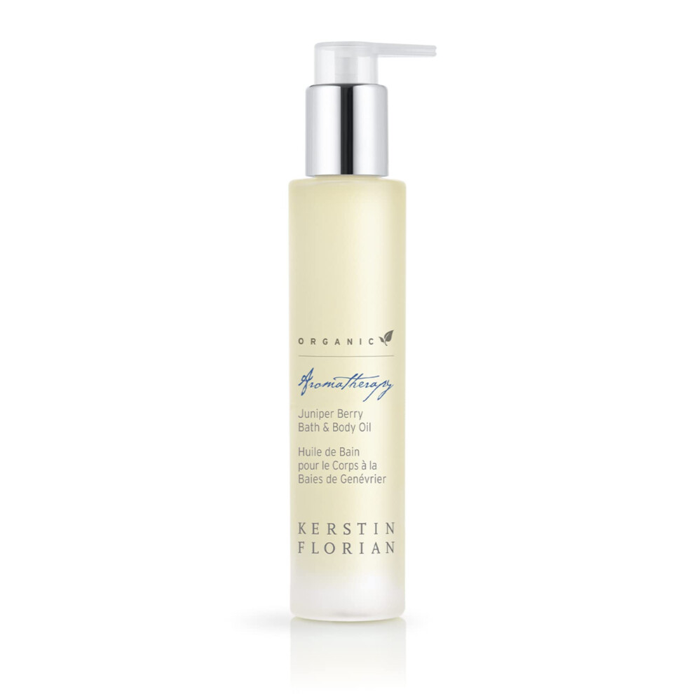 Kerstin Florian Organic Juniper Berry Body Oil | Nutrient Rich Moisturizer With Vitamin E | Coconut And Jojoba Oil | Natural Essential Oils For Massag