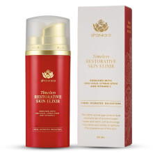 Shankara Timeless Regenerujacy eliksir do skry - Ajurwedyjskie przeciwstarzeniowe serum do twarzy 2 w 1 i olejek do twarzy Kumkumadi z czystym szafr