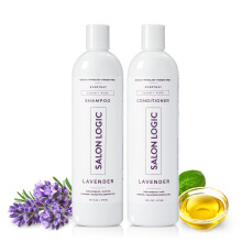 SalonLogic Everyday Clean & Pure Shampoo- und Conditioner-Set Lavendel  Keratin-Behandlung in Salonqualitt, natrlich duftende, feuchtigkeitsspende