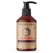 LUXURY TREND Collagen Hair Shampoo for Women - Salon-Grade Thickening & Growth Professional Cleansing for Fuller Healthier Locks Sulfate-Free 16.