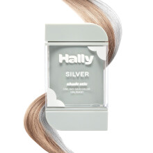 Hally Hair Temporary Hair Color Shade Stix (ezst) - 12 ml moshat hajkrta gyerekeknek tiniknek s felnotteknek - egy napos sznfolt fesztivlokra,