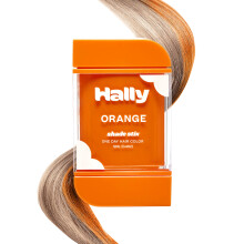 Hally Hair Temporary Hair Colour Shade Stix (Oranov) - 12 ml Smvateln krda na vlasy pro deti Teens & Dospel - Jednodenn barva na vlasy Pop of