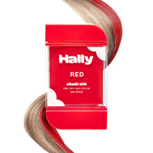 Hally Hair Temporary Hair Colour Shade Stix (cerven) - 12 ml Smvateln krda na vlasy pro deti Teens & Dospel - Jednodenn barva na vlasy Pop of C