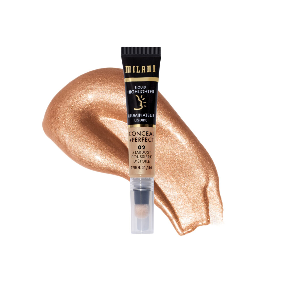 Milani Conceal + Perfect Liquid Highlighter for Added Glow  Face Lift Collection- Stardust