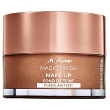 M. Asam Magic Finish Porcelain Teint Make-Up Mousse (1.01 Fl Oz) - 4in1 Primer  Foundation  Concealer & Powder With Buildable Coverage  Adapts To Fair