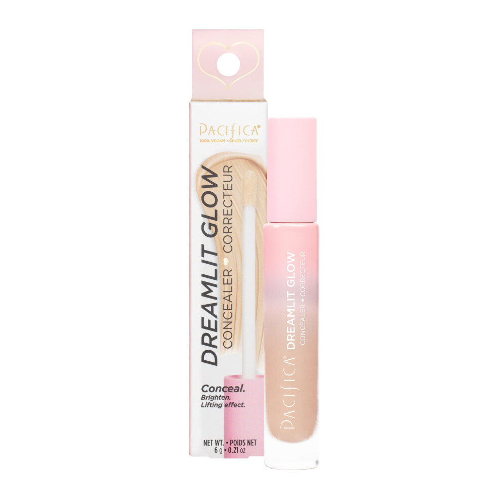 Pacifica Beauty DreamLit Glow Concealer - Shade 09  Makeup  Under Eye Brightener  Long Lasting  Dark Spot Corrector  Dark Circles  Color Corrector  Co