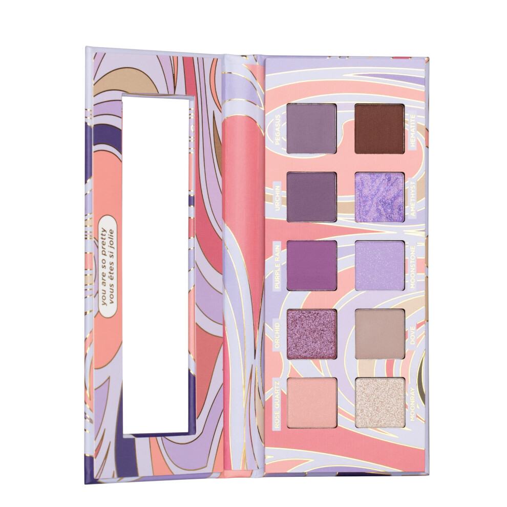 Pacifica Beauty  Purple Nudes Mineral Eyeshadow Palette  10 Wearable Purples Shades  Matte  Shimmer  Metallic  Eye Makeup  Longwearing and Blendable