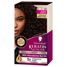 Schwarzkopf Keratin Color Coloration Permanente 1,99 Noir Violet 1 Application - Coloration permanente d'inspiration professionnelle pour jusqu'
