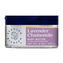 Spenser & Jensen Hydrating Lavender & Chamomile Body Butter - Gentle On All Skin Types - Moisturizing Body Lotion for Women & Men - Paraben Free - 8 O