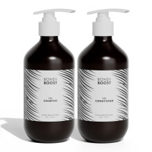 BondiBoost HG Duo Shampoo + Conditioner Bundel [elk 16,90 fl oz] - Verbetert het uiterlijk van dunner wordend haar - Volumizing + Hydrating + Voedend
