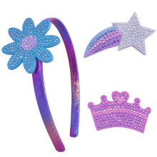 FROG SAC Charm fejpntok lnyoknak Gyerek hajpntok cserlheto kapcsokkal Vkony fejpnt kiegsztok gyerekeknek (Crown/Daisy/Star Kids)