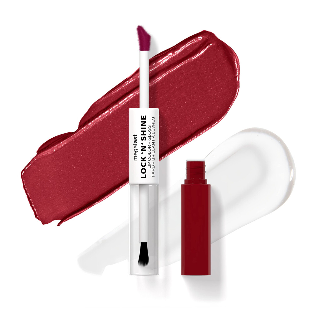 Molhado N Selvagem Wet N Wild Megalast Lock 'N' Shine Lip Color + Gloss Lipstick Big Pout Energy