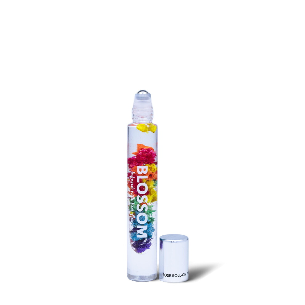 Blomst Blossom Roll On Rollerball Perfume Oil, Natural Essential Oils, Infused With Real Flowers, Made In Usa, 0.20 Fl. Oz./5.9 Ml (Rose, Violet, Lily, Magno