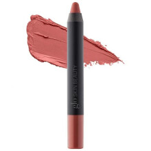 Glo Skin Beauty Suede Matte Lip Crayon (Woodrose) - Longwearing Formula Stays On All Day With Conditioning Shea Butter + Mango Seed Oil for a Velvet