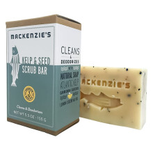 MACKENZIE'S Kelp & Seed Scrub Bar - Ajndkok frfiaknak - Ajndkok noknek - Ajndkok szakcsoknak - Ajndkok kertszeknek - Hmlaszt - Hidratl